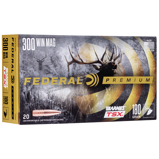 FED PREMIUM 300WIN 180GR BARNES TSX 20/10 - Ammunition